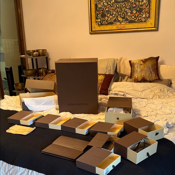 Louis Vuitton Huge Brown Box Collection